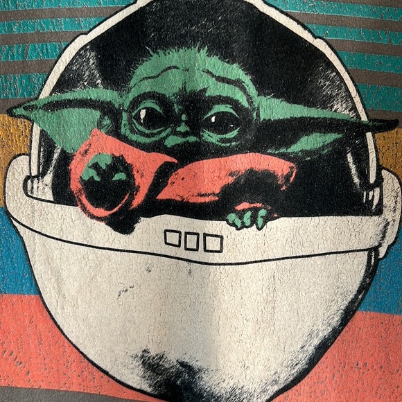 Grogu, baby Yoda, t-shirt. The Mandalorian Star Wars - Picture 4 of 5